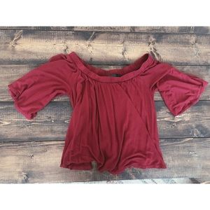 off the shoulder blouse